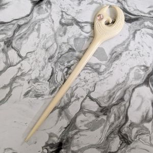 Whale Bone Hair Pin NZ  Maori Design Handcrafted